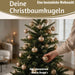 KI-generiertes Bild,12 Design Weihnachtskugeln 6cm Brandy Set Kunststoff Weihnachtsbaum-Deko