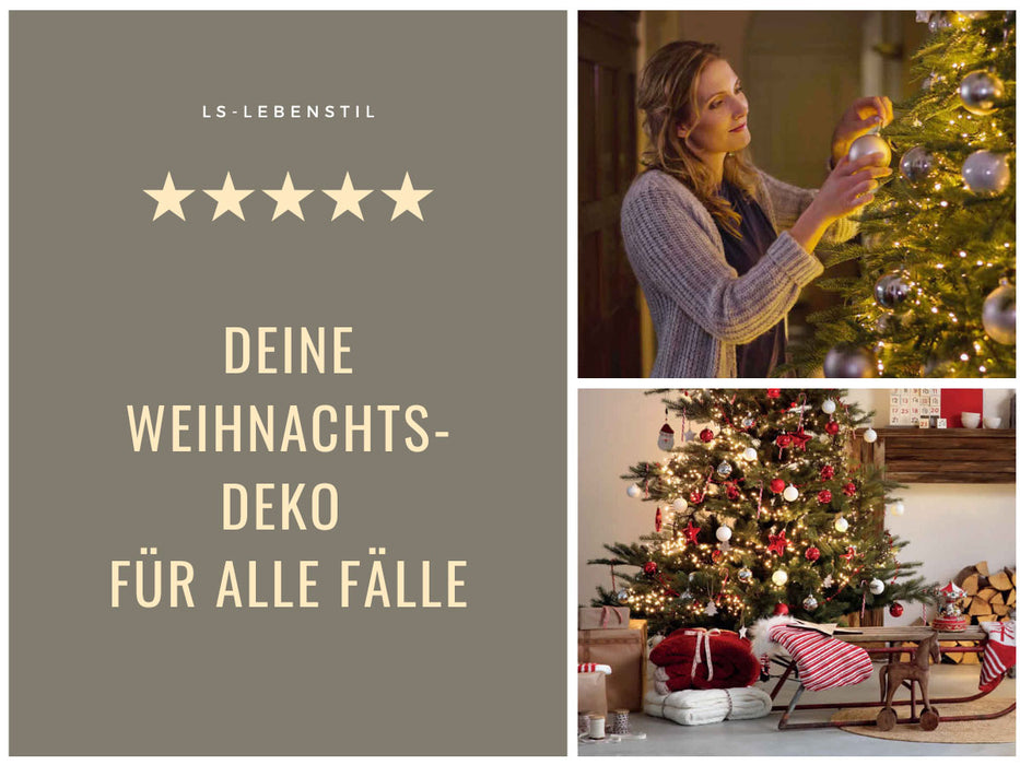 KI-generiertes Bild,12 Design Weihnachtskugeln 6cm Orange Set Kunststoff Weihnachtsbaum-Deko