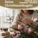 KI-generiertes Bild,18-20 Design Glas Weihnachtskugeln 6cm Blütenrosa Christbaum Dekokugel