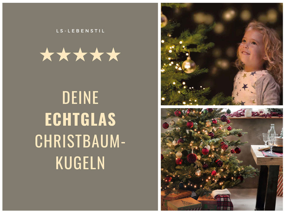 KI-generiertes Bild,18-20 Design Glas Weihnachtskugeln 6cm Braun Espresso Christbaum Dekokugel