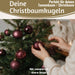 KI-generiertes Bild,12 Design Weihnachtskugeln 6cm Brandy Set Kunststoff Weihnachtsbaum-Deko