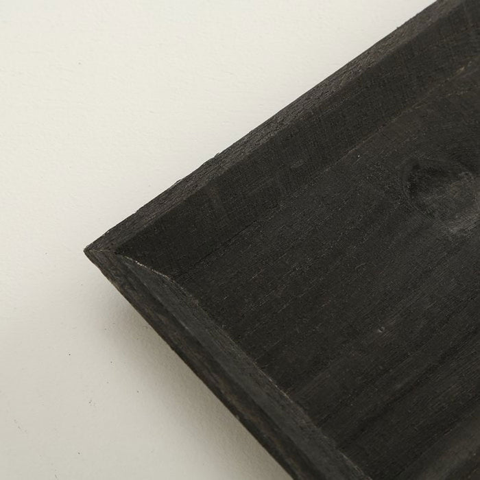 KI-generiertes Bild,Holz Deko-Tablett Shabby Schwarz 45x16cm Kerzen-Schale Teelichthalter