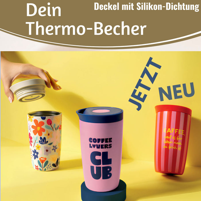 KI-generiertes Bild,Edelstahl Thermobecher 350ml Lieblingsbecher Coffee to Go Becher Kaffeebecher Tee