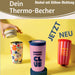 KI-generiertes Bild,Edelstahl Thermobecher 350ml Lieblingsbecher Coffee to Go Becher Kaffeebecher Tee