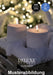 KI-generiertes Bild,Outdoor Real Flame 3D LED Stumpenkerze 15x10cm Rosa Echtwachs flackernde Kerze