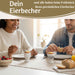 KI-generiertes Bild,Eierbecher Echt-Gold Spruch "GUTEN MORGEN" Leo Muster Gute Laune Eierhalter