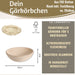 KI-generiertes Bild,Gärkörbchen Gärkorb Rund 25x8cm Peddigrohr Brotform Leineneinsatz Brotkorb