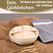 KI-generiertes Bild,Gärkörbchen Gärkorb Rund 25x8cm Peddigrohr Brotform Leineneinsatz Brotkorb