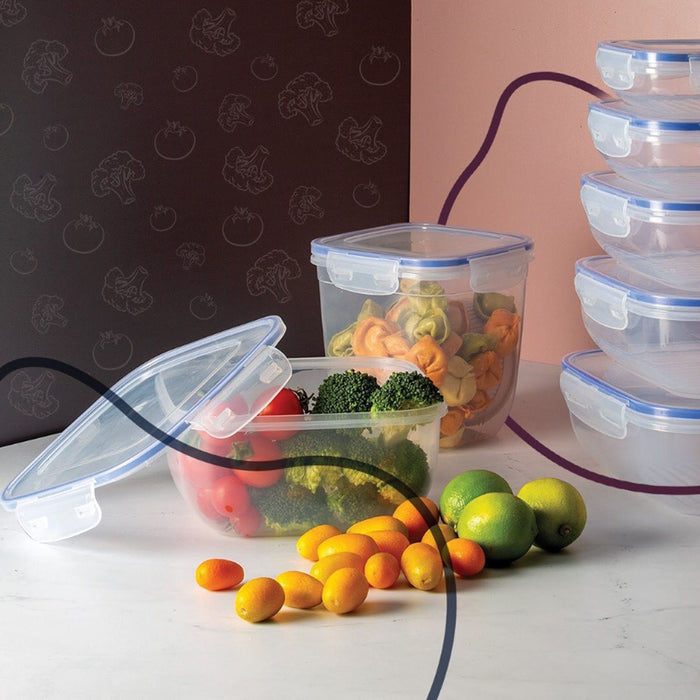 KI-generiertes Bild,Frischhaltedose Clip & Lock 1400ml mit Deckel Lebensmittel Mikrowelle Gefrierbox