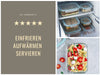 KI-generiertes Bild,Glas Frischhaltedose Cook & Lock 550ml mit Deckel Lebensmittel Mikrowelle Gefrierbox