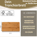 KI-generiertes Bild,Elegantes Holz Schneidebrett Akazie 30x20x1,6cm Küchenbrett Tranchierbrett