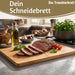 KI-generiertes Bild,Elegantes Holz Schneidebrett Akazie 30x20x1,6cm Küchenbrett Tranchierbrett