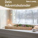 KI-generiertes Bild,Vintage Holz Adventskalender gehender Gardist 50cm Countdown Xmas Deko
