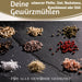 KI-generiertes Bild,Design Holz Salzmühle & Pfeffermühle Set Blau 21x5cm Keramikmahlwerk Gewürzmühle