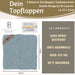 KI-generiertes Bild,Vintage Topflappen 22cm Mynte Blau Blue Gestrickt 100% Baumwolle OEKO-TEX 100