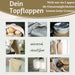 KI-generiertes Bild,Vintage Topflappen 22cm Mynte Blau Blue Gestrickt 100% Baumwolle OEKO-TEX 100