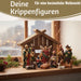 KI-generiertes Bild,Krippenfiguren Set 11 Figuren 10cm Traditionell Handbemalt Krippe Krippenset Xmas