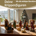 KI-generiertes Bild,Krippenfiguren Set 11 Figuren 9cm Traditionell Handbemalt Krippe Krippenset Xmas