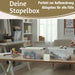 KI-generiertes Bild,Stapelbox Allzweckbox 30x20x15cm mit Deckel Transportbox Stapelkiste