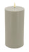 KI-generiertes Bild,Solar Outdoor LED 3D Stumpenkerze 15x7,5cm Sand Timer Kunststoff flackernde Kerze