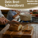 KI-generiertes Bild,Profi Holz Schneidebrett Teak 40cm XL Teakholz Küchenbrett Tranchierbrett