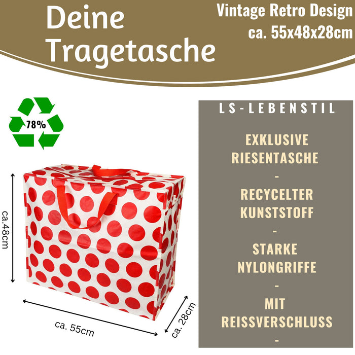 KI-generiertes Bild,XXL Jumbo Bag Red Spotlight 55cm Aufbewahrungstasche Einkaufstasche