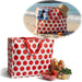 KI-generiertes Bild XXL Jumbo Bag Red Spotlight 55cm Recycelt Kunststoff Aufbewahrungstasche Einkaufstasche