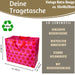 KI-generiertes Bild,XXL Jumbo Bag Pink Rot Spotlight 55cm Aufbewahrungstasche Einkaufstasche