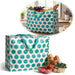 KI-generiertes Bild XXL Jumbo Bag Turquoise Spotlight 55cm Recycelt Kunststoff Aufbewahrungstasche Einkaufstasche