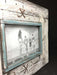 KI-generiertes Bild,Vintage Holz Bilderrahmen 10x15cm Weiß Maritim Aufsteller Fotorahmen
