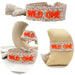 KI-generiertes Bild Canvas Statement Armband Leo Wild One Leopard Orange Quasten besticktes Webarmband