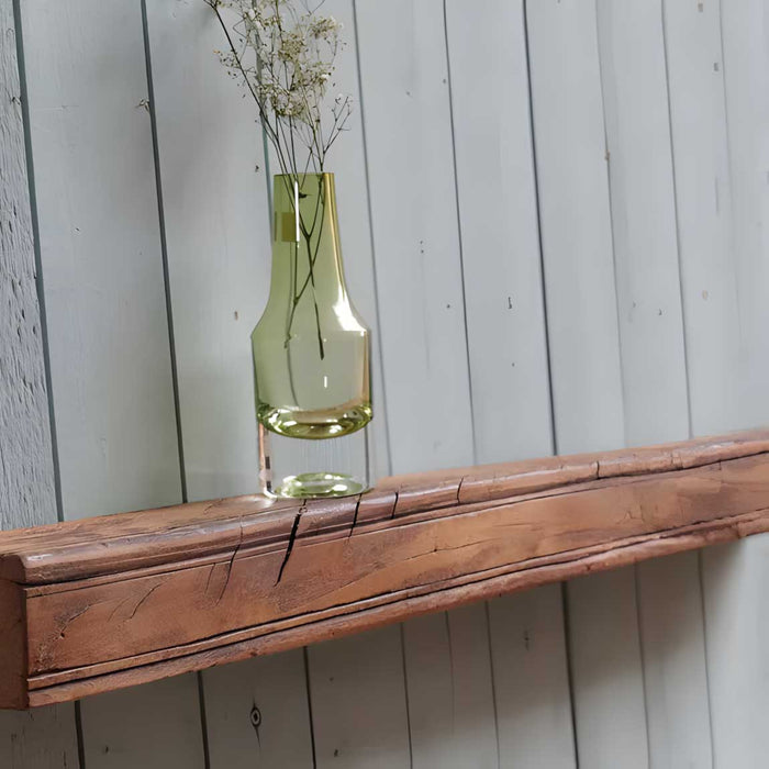 KI-generiertes Bild,XL Holz Wandregal Bilderregal 80cm Braun Fundholz Wandboard Bilderrahmenleiste Ablage