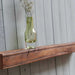 KI-generiertes Bild,XL Holz Wandregal Bilderregal 80cm Braun Fundholz Wandboard Bilderrahmenleiste Ablage