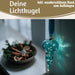 KI-generiertes Bild,XL Deko Glas Lichtkugel 10 LED 27cm Zapfen Silber Glaskugel Timer Batterie Anhängen