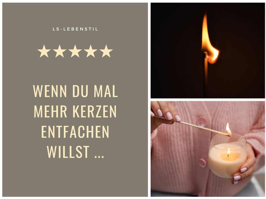 KI-generiertes Bild,XXL 120 Streichhölzer 30cm lang Köcher Zündhölzer Weihnachten 2er-Set