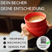KI-generiertes Bild,Ecoffee Cup 400ml Bay of Fires PLA Coffee to Go Becher Wiederverwendbar